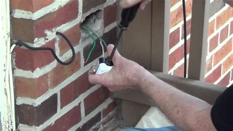 how to install electrical box for outdoor light|add outdoor outlet to existing.